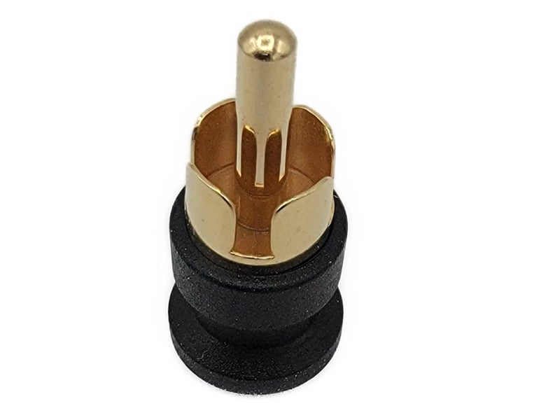 Traktronix 20 pcs Gold RCA SHORTING CAPS - Noise Stopper Gold Plated Cap Dust Protector RCA Input Plug - Image 2